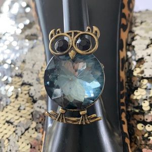 Large owl ring